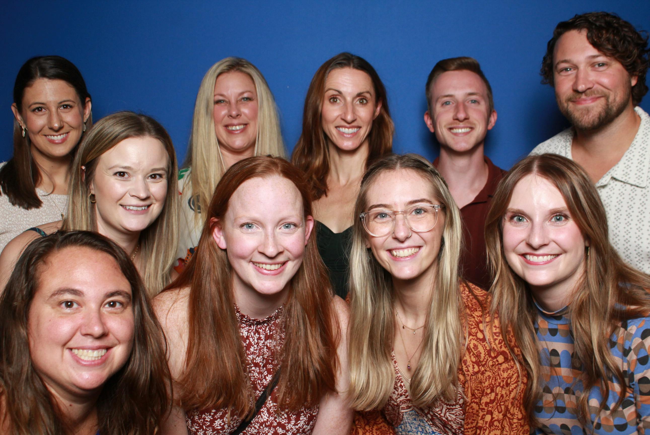 employees posing for a group photo