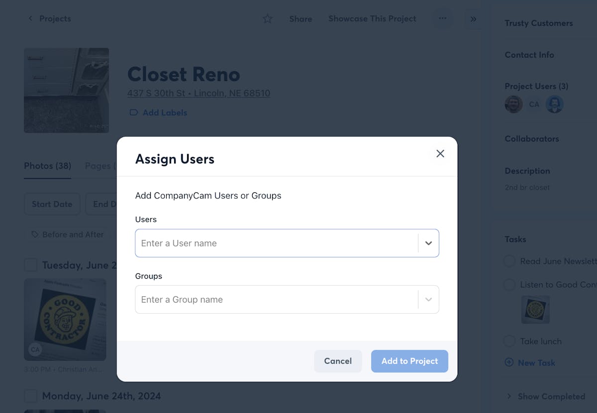 Assigning Users Keeps Teams Organized and Accountable 1