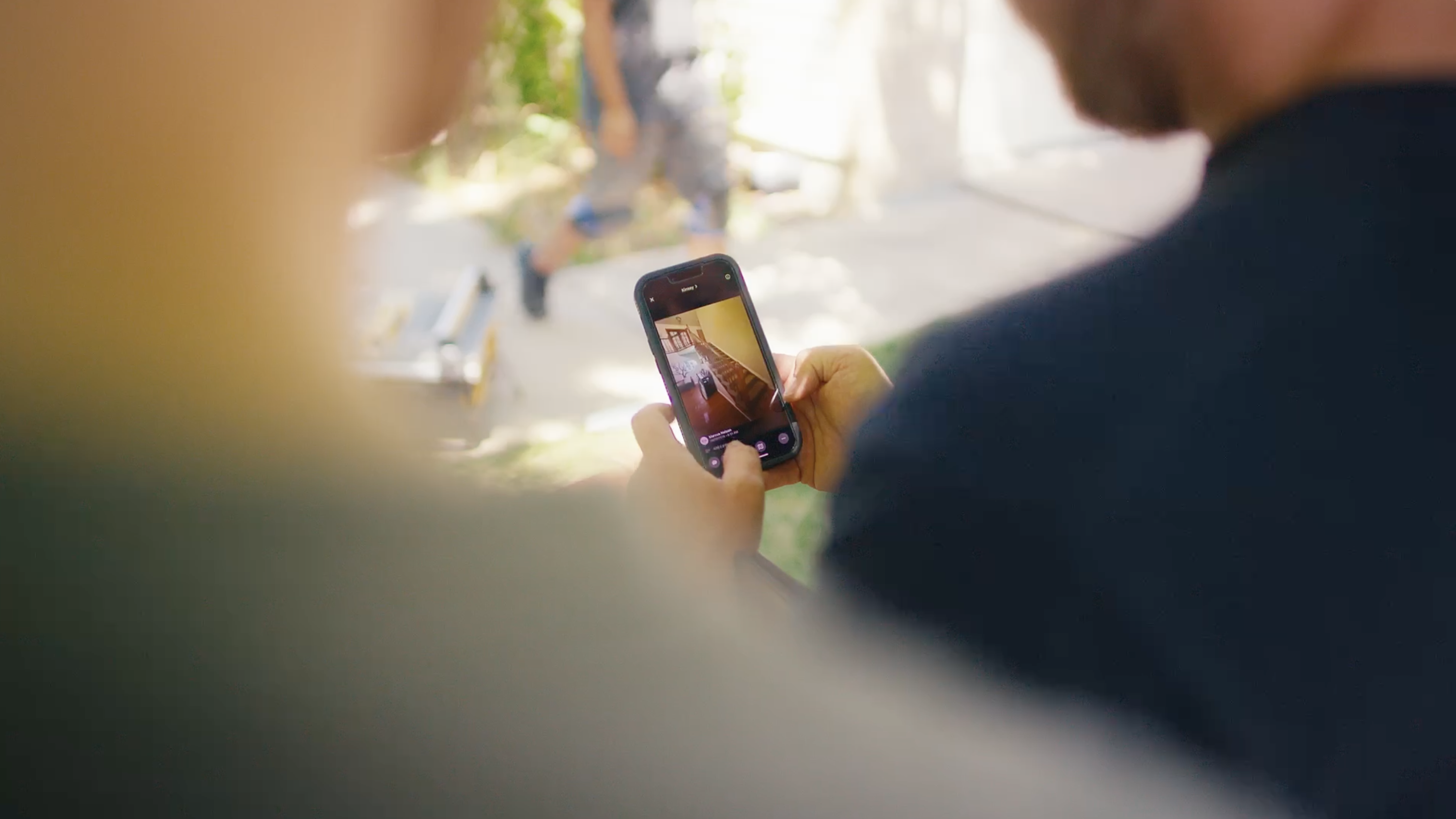Field technician learning construction software through hands-on jobsite training