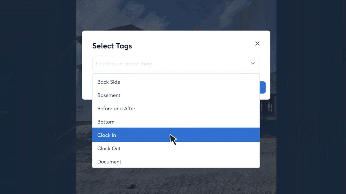 Tag feature clock in