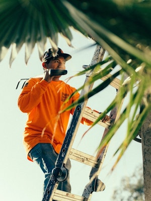 Person posing while doing work 2