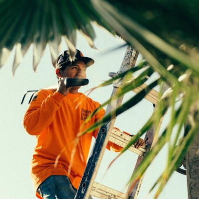 Person posing while doing work 2