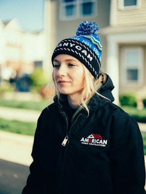 Person posing while doing work 3