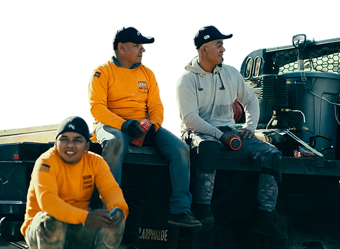 Tradesman posing for a profile picture